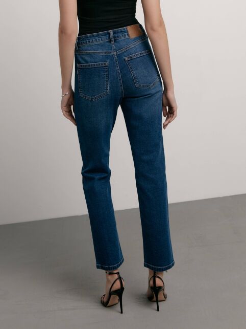 Джинсы size plus с высокой посадкой CON-532 - купить в интернет-магазине Conte