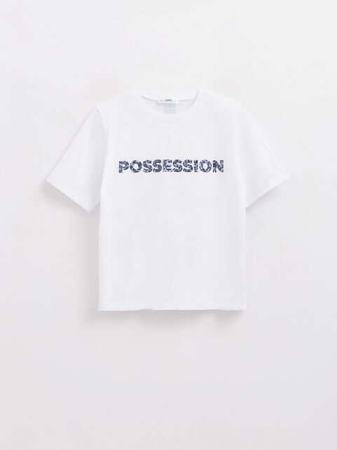 Футболка из хлопка с рисунком «Possession» LD 2654 - купить в интернет-магазине Conte