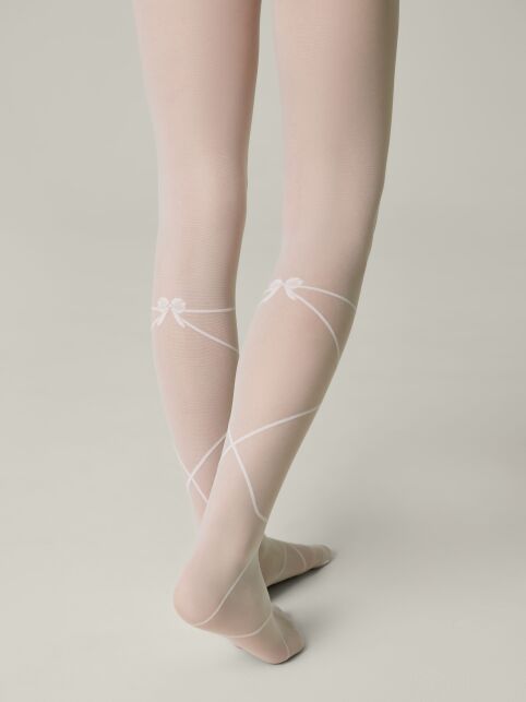 Колготки с имитацией шнуровки с бантиком MERRY - купить в интернет-магазине Conte