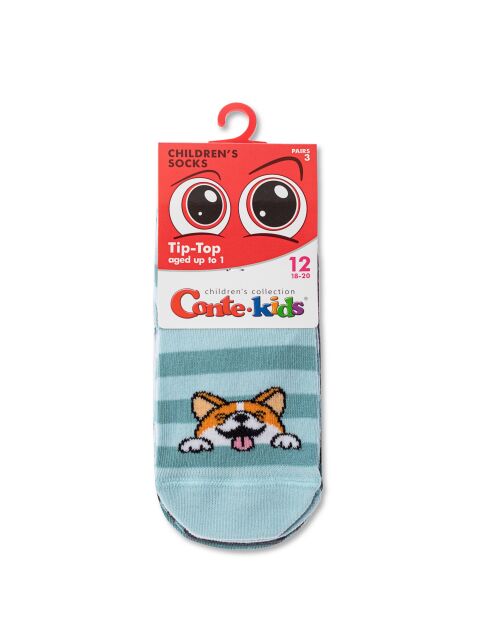 Хлопковые носки (3 пары),модель 727 - купить в интернет-магазине Conte