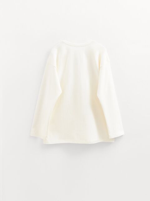 Лонгслив свободного кроя из хлопка LD 3142 Лонгслив свободного кроя из хлопка LD 3142 - купить в интернет-магазине Conte