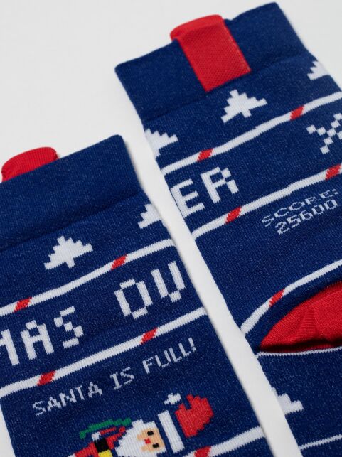 Новогодние детские носки с рисунком «Christmas game» - купить в интернет-магазине Conte