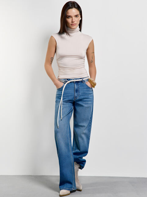 Топ из микромодала воротником-стойкой LBL 3415 - купить в интернет-магазине Conte