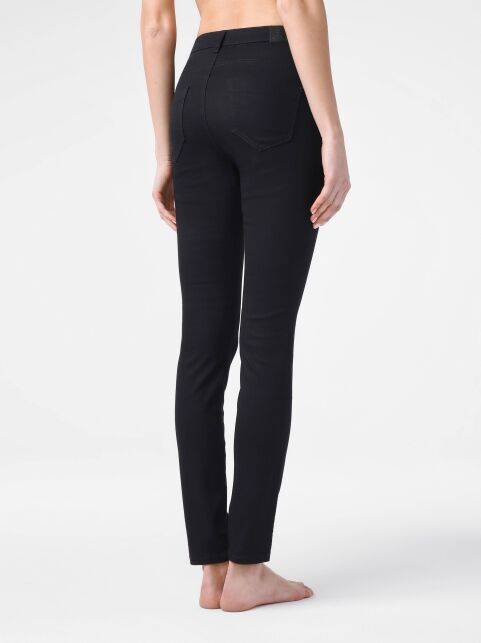 Моделирующие джинсы skinny push-up Premium Stay Black с высокой посадкой CON-149 - купить в интернет-магазине Conte
