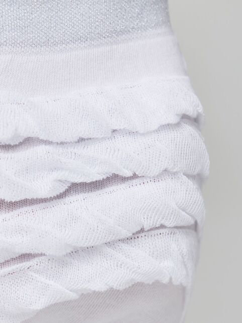 Хлопковые колготки TIP-TOP с воланами и люрексом - купить в интернет-магазине Conte