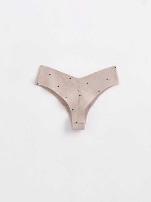 Бесшовные Трусы "бразилиана" с V-образной линией талии INVISIBLE LBR 1226 - купить в интернет-магазине Conte