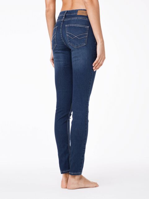 Моделирующие джинсы Skinny со средней посадкой 4640/4915D - купить в интернет-магазине Conte