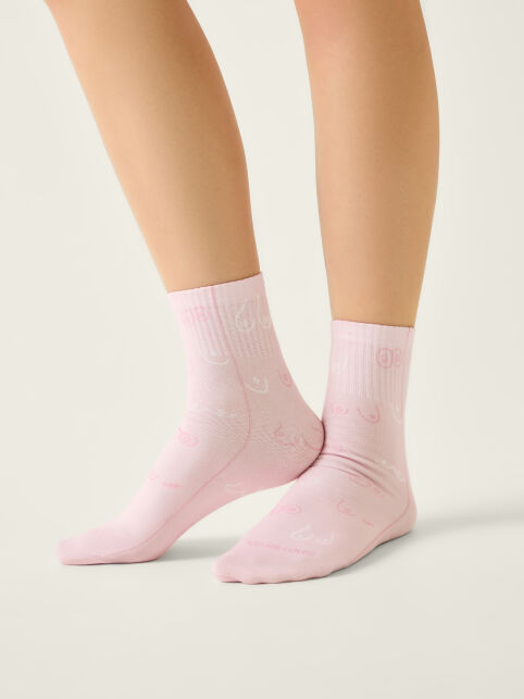 Носки с хлопком и печатным рисунком «Трогательно» - купить в интернет-магазине Conte
