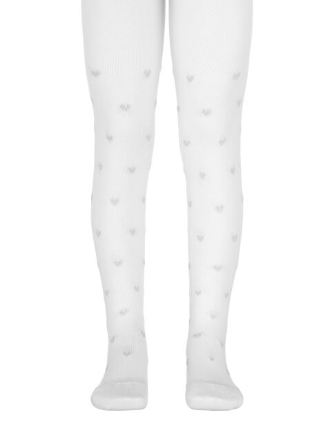 Хлопковые колготки с сердечками из люрекса - купить в интернет-магазине Conte