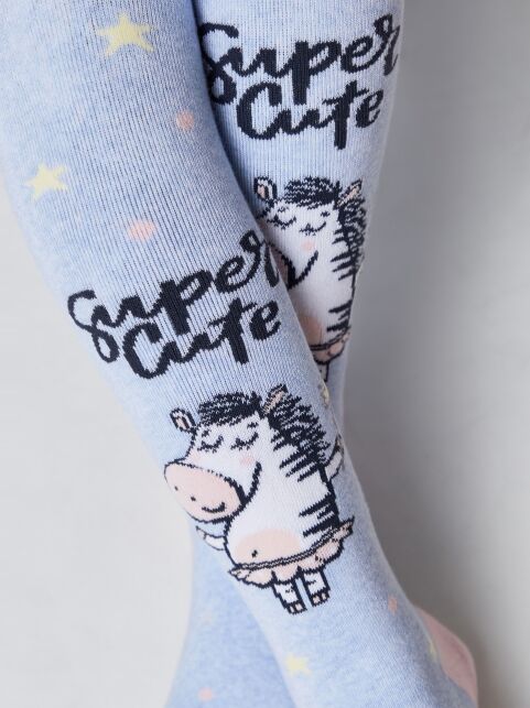 Колготки SOF-TIKI (махровые внутри) с рисунками, модель 521 - купить в интернет-магазине Conte