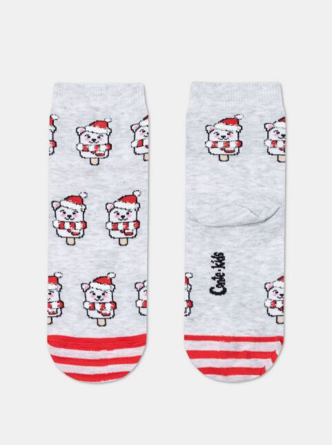 Новогодние носки с рисунком «Мишка» - купить в интернет-магазине Conte