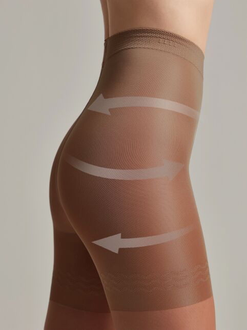 Колготки женские с утягивающими удлиненными шортиками Control 20 Lycra® - купить в интернет-магазине Conte
