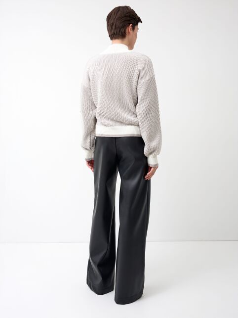 Джемпер объёмного силуэта с воротником-стойкой LDK 24118 - купить в интернет-магазине Conte