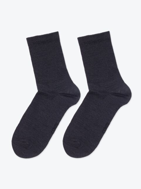 Теплые носки с шерстью в мелкий рубчик COMFORT - купить в интернет-магазине Conte