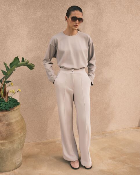 Лонгслив свободного кроя из хлопка LD 3142 Лонгслив свободного кроя из хлопка LD 3142 - купить в интернет-магазине Conte