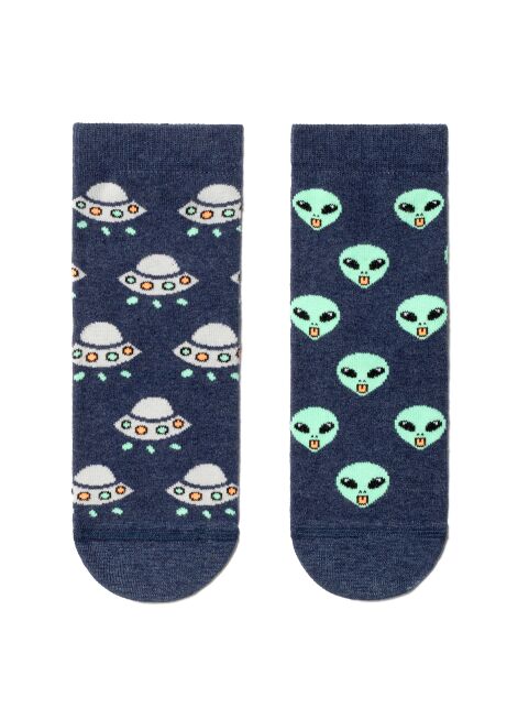 Хлопковые носки с веселыми рисунками "Веселые ножки", модель 461 - купить в интернет-магазине Conte