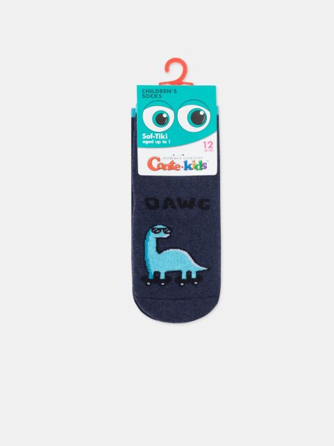 Махровые темно-синие носки SOF-TIKI с рисунком «Dawg» - купить в интернет-магазине Conte