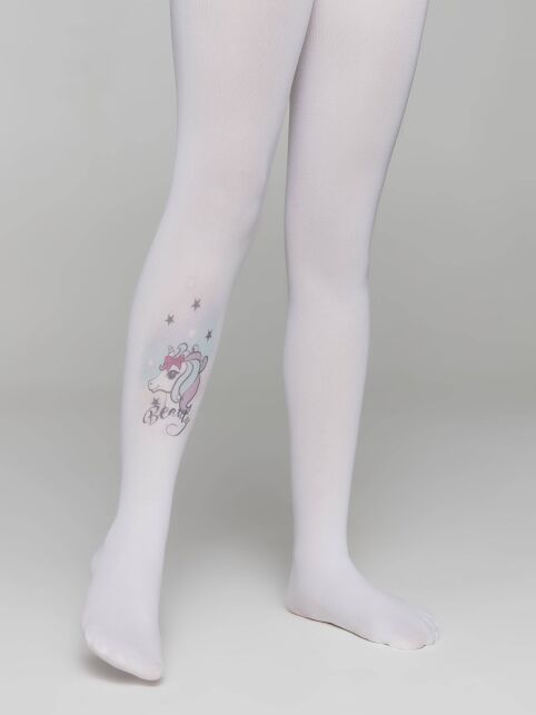 Колготки из микрофибры с рисунком BEAUTY - купить в интернет-магазине Conte