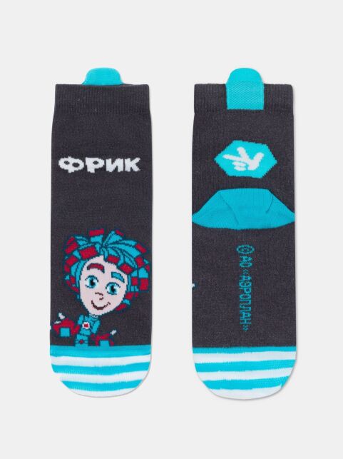 Носки с рисунком Фрик и Гик по лицензии «Фиксики» - купить в интернет-магазине Conte