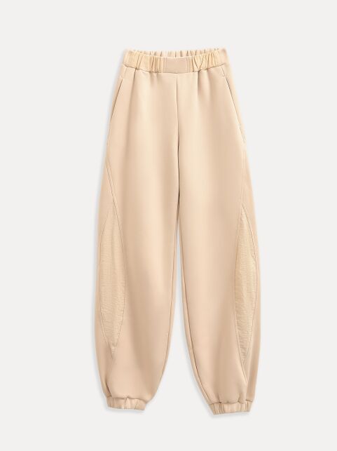 Джоггеры из футера на флисе с рельефными швами LBK 3227 - купить в интернет-магазине Conte