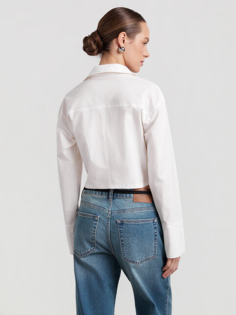 Рубашка на молнии с накладным карманом LRU 3524 - купить в интернет-магазине Conte