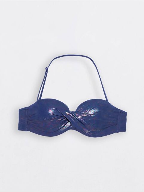 Лиф-балконет с эффектом push-up BRIGHT STORY цвета shimmer navy blue Лиф-балконет с эффектом push-up BRIGHT STORY цвета shimmer navy blue - купить в интернет-магазине Conte