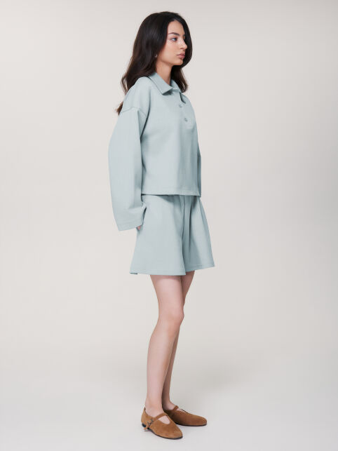 Джемпер-поло из футера-пике LD 3458 - купить в интернет-магазине Conte