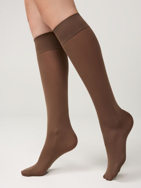 Плотные гольфы Microfibra 50 (конверт) - купить в интернет-магазине Conte