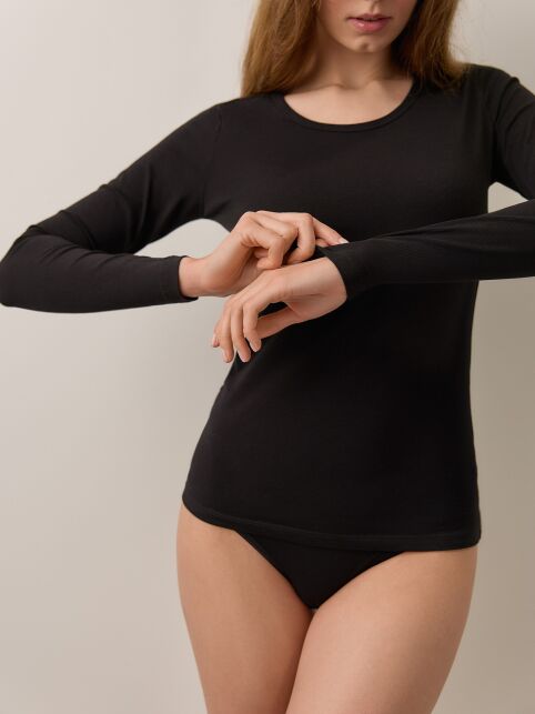 Базовый лонгслив с длинными рукавами BASIC COLLECTION LF 2023 - купить в интернет-магазине Conte