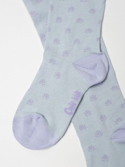 Хлопковые колготки с рисунком «цветы» - купить в интернет-магазине Conte