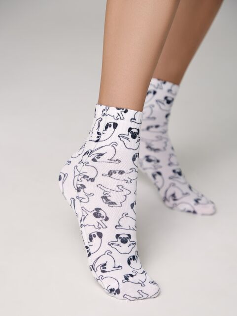Укороченные носки с хлопком «Pug» - купить в интернет-магазине Conte