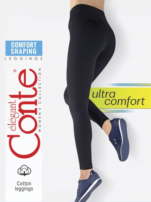Леггинсы с широким поясом "коррекция живота" COMFORT SHAPING - купить в интернет-магазине Conte
