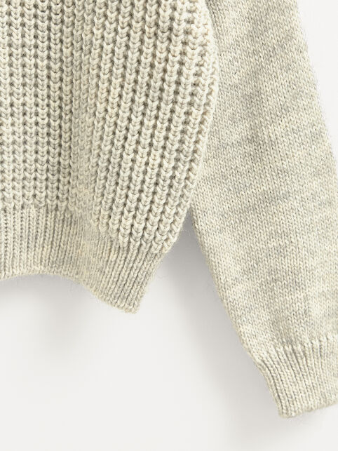 Джемпер умеренно свободного силуэта из пряжи с шерстью LDK 24137 - купить в интернет-магазине Conte