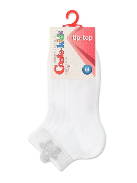 Хлопковые носки TIP-TOP с сияющим пикотом, модель 493 - купить в интернет-магазине Conte