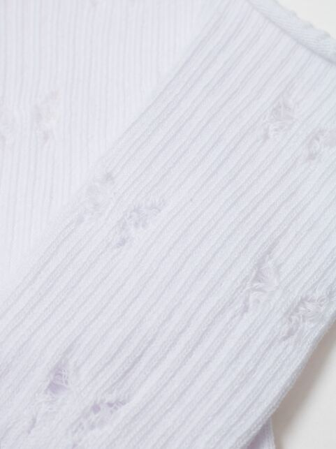 Хлопковые носки с ажурным рисунком «бабочки» - купить в интернет-магазине Conte