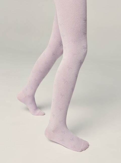 Хлопковые колготки с рисунком «фламинго» - купить в интернет-магазине Conte