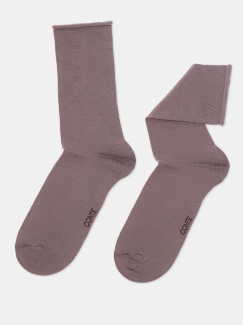 Удлиненные хлопковые носки без резинки - купить в интернет-магазине Conte