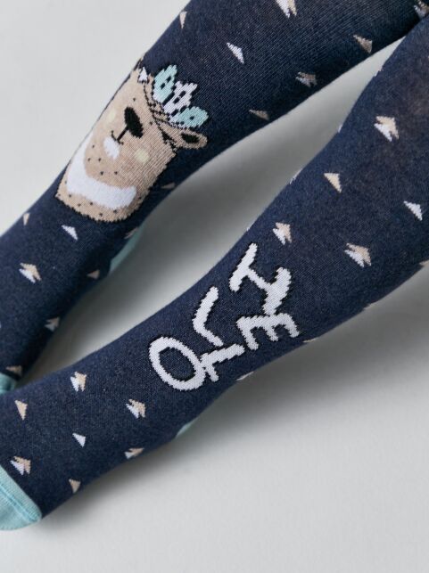 Колготки детские TIP-TOP (веселые ножки) темно-синий 478 Колготки детские TIP-TOP (веселые ножки) темно-синий 478 - купить в интернет-магазине Conte