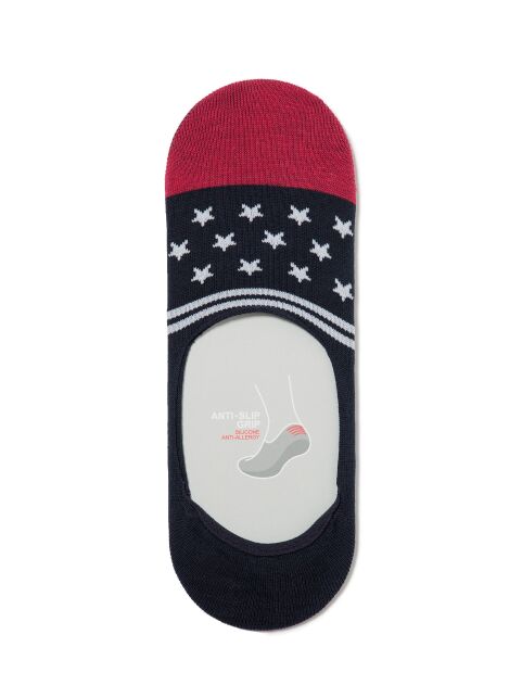 Хлопковые темно-синие подследники CLASSIC - купить в интернет-магазине Conte