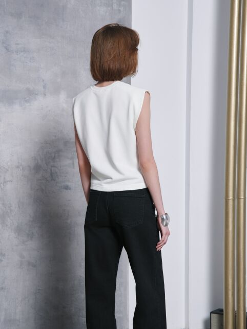 Джинсы straight с необработанным краем CON-621 - купить в интернет-магазине Conte