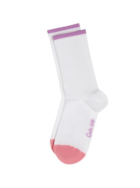 Удлиненные носки с яркой линией на резинке - купить в интернет-магазине Conte