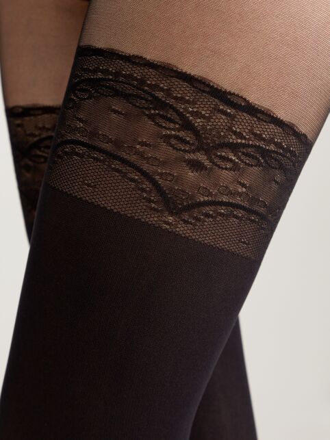 Колготки с имитацией ажурных чулок DELIGHT Lycra® Колготки с имитацией ажурных чулок DELIGHT Lycra® - купить в интернет-магазине Conte