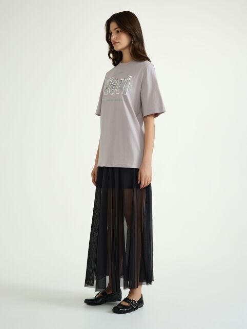 Футболка из хлопка с рисунком «Fiori» LD 3036 - купить в интернет-магазине Conte