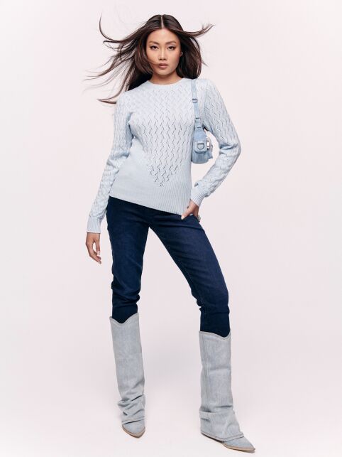 Моделирующие джинсы skinny с высокой посадкой CON-588 Моделирующие джинсы skinny с высокой посадкой CON-588 - купить в интернет-магазине Conte