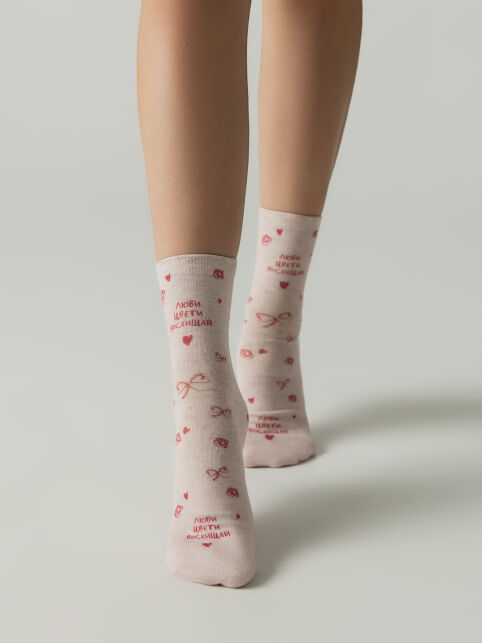 Носки из пряжи со льном «Люби» - купить в интернет-магазине Conte