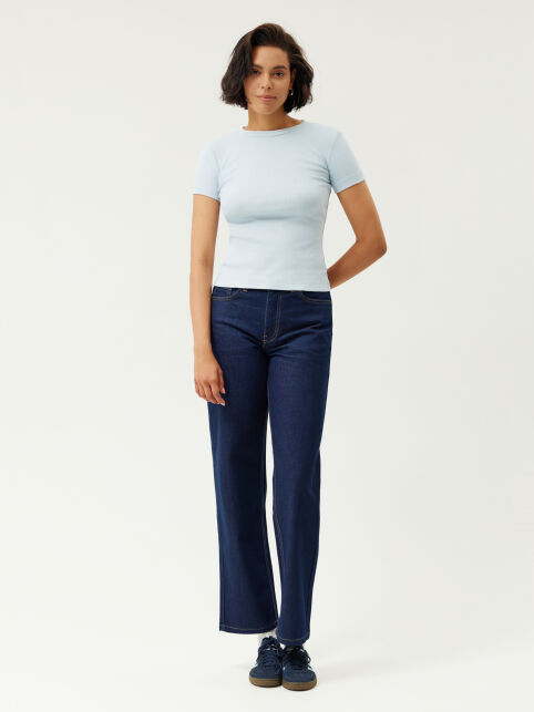 Футболка из хлопка в рубчик BASIC COLLECTION - купить в интернет-магазине Conte