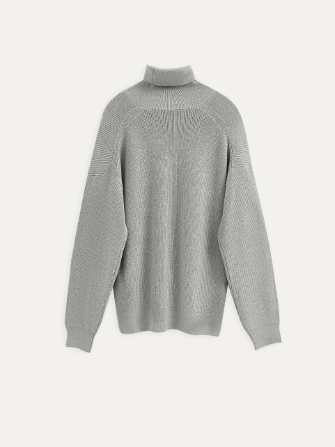 Джемпер свободного силуэта с отложным воротником стойкой LDK 24108 - купить в интернет-магазине Conte