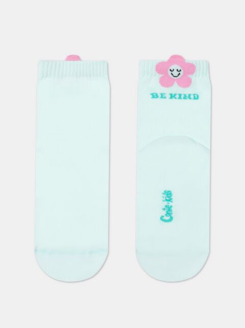 Носки из хлопка с декоративным 3D-пикотом “Kind” - купить в интернет-магазине Conte