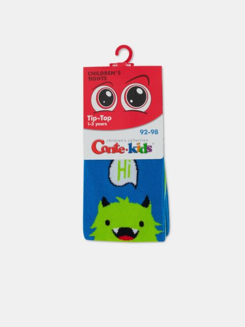 Колготки из хлопка с рисунком монстриков «Hi» - купить в интернет-магазине Conte