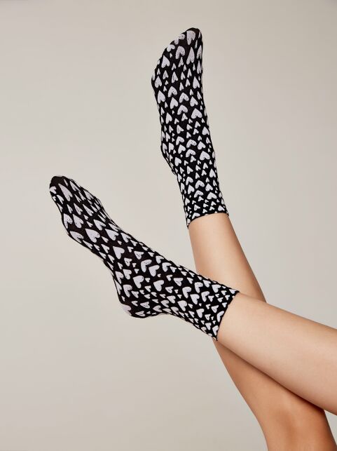 Носки с рисунком «в сердечки» - купить в интернет-магазине Conte